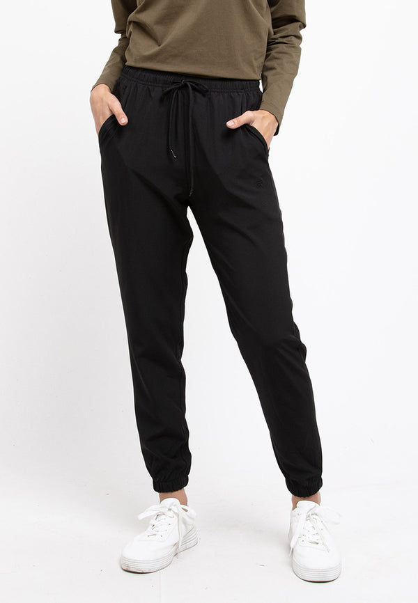 Forest Ladies Elastic 2Way Stretch Jogger Track Pants Quick Dry Training Women | Seluar Track Perempuan - 810480