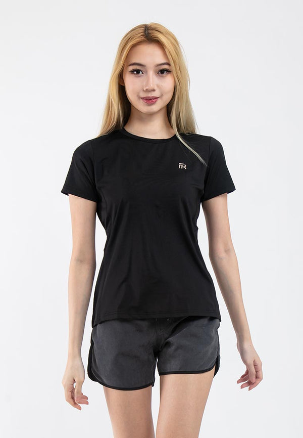 Ladies Round Neck Stretchable Sport T-Shirt - 821975