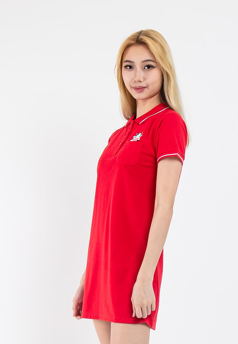 Ladies Short Sleeve Polo Dress - 821981