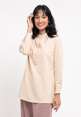 Forest Ladies Long Sleeve Stand Collar Blouse - 822090B
