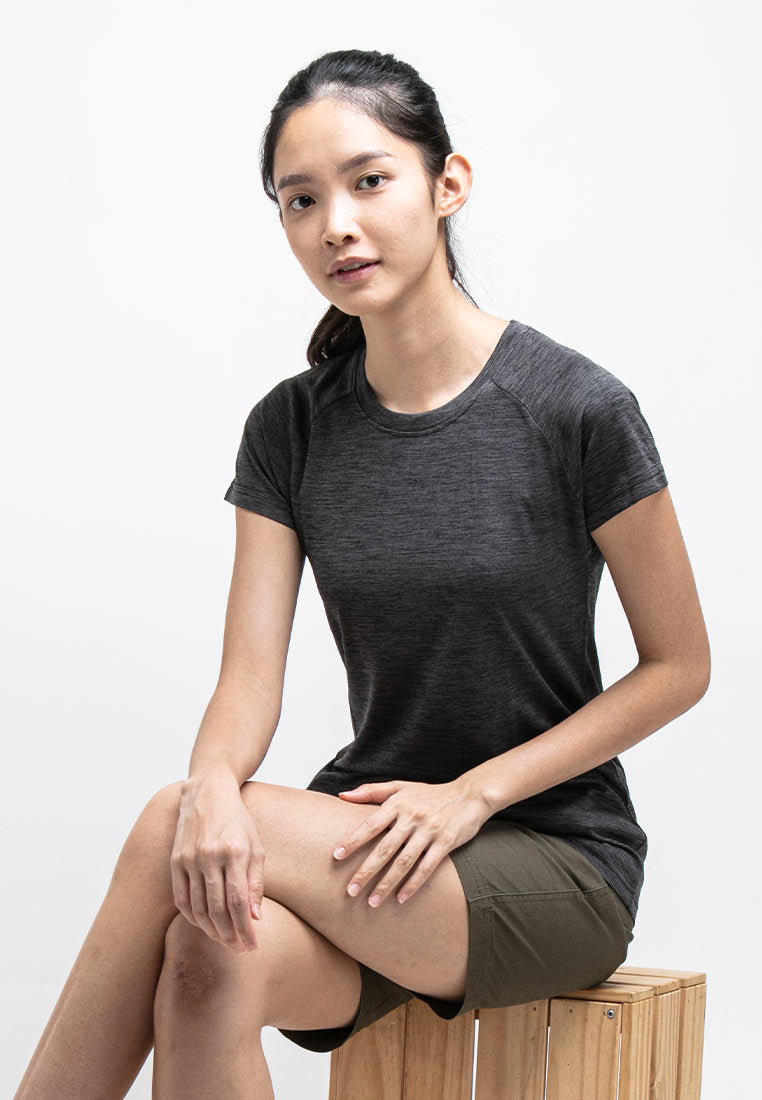 Forest Ladies Dri-Fit Quick Dry T Shirt Round Neck Sports Tee | T Shirt Perempuan - 822205