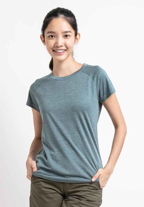 Forest Ladies Dri-Fit Quick Dry T Shirt Round Neck Sports Tee | T Shirt Perempuan - 822205