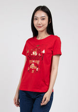 Forest CNY 100% Cotton Printed Round Neck Family Tee Men / Ladies / Kids Tee - 23834 / 822327 / FK20198