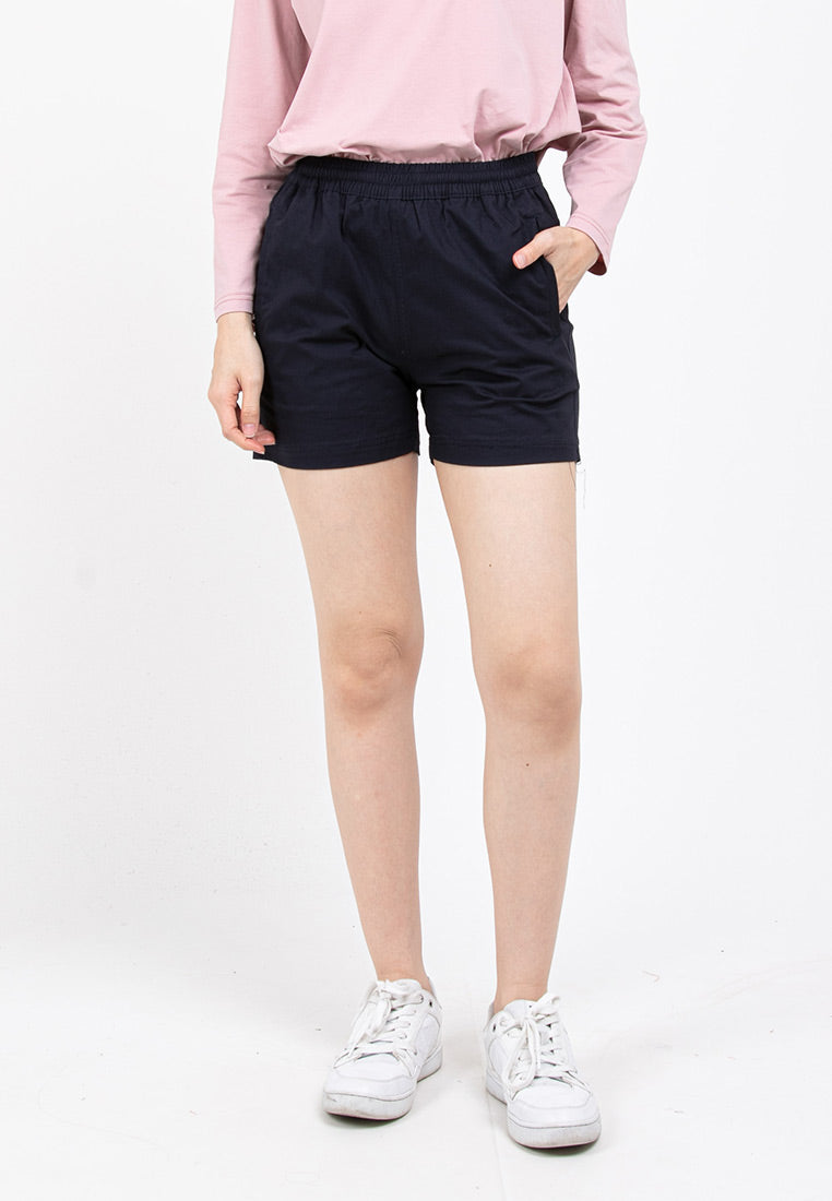 Forest Ladies 14/15" Cotton Twill Elastic Waist Casual Shorts Pants | Seluar Pendek Perempuan - 860138