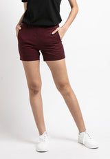 Forest Ladies 14/15" Cotton Twill Elastic Waist Casual Shorts Pants | Seluar Pendek Perempuan - 860138