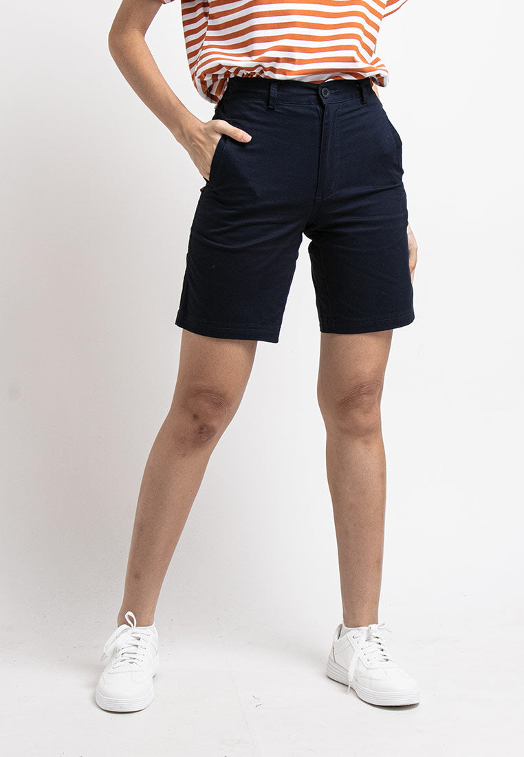 Forest Ladies 18/19" Cotton Twill Bermuda Shorts Women Chino Quarter Short Pants Women | Seluar Perempuan - 870144