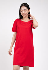 Forest Ladies Short Sleeve Premium Cotton Blouse Women Dress - 885018