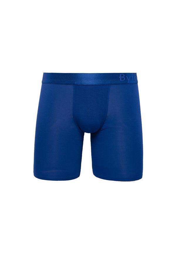 (2 Pcs) Byford Bamboo Spandex Boxer Brief Underwear Assorted Colour - BUB698BB