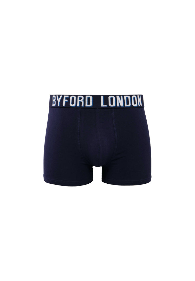 (2 Pcs) Byford Teenager Shorty Brief Cotton Spandex Men Underwear Assorted Colours- BUT5218S