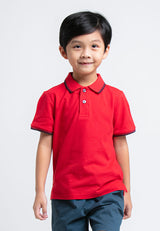 Forest Kids Unisex Pique Cotton Polo T Shirt Collar Tee | Baju Polo T Shirt Budak Lelaki - FK20106