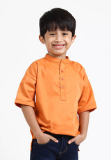 Forest x Hatta Dolmat Kurta Collar Elbow Short Sleeve Baju Melayu Ayah Anak Sedondon Baju Raya 2023 - 23826 / FK20196