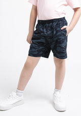 Forest Kids 100% Cotton Twill Full Print Casual Shorts - FK65040