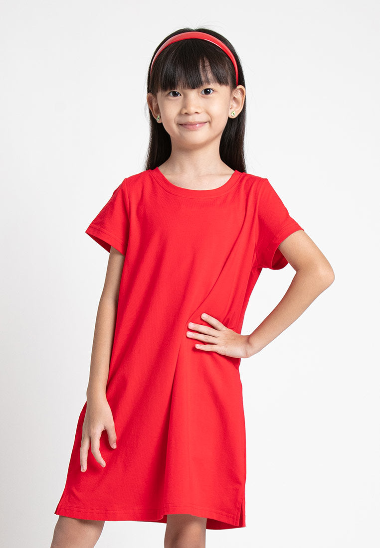 Forest Kids Girl Short Sleeve Dress | Baju Budak Perempuan Lengan Pendek - FK885006