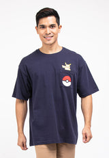 Forest Men Pokémon Heavy Weight Cotton Boxy-Cut Round Neck T Shirt Men | Baju T shirt Lelaki - FP21005