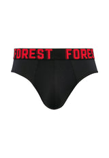 (3 Pcs) Forest Men Brief MicroFibre Spandex Men Underwear Assorted Colours - FUD0089M