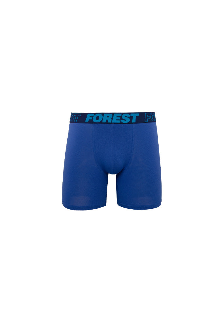 (2 Pcs) Forest Men Cotton Spandex Boxer  Brief Underwear Assorted Colours - FUD0093BB