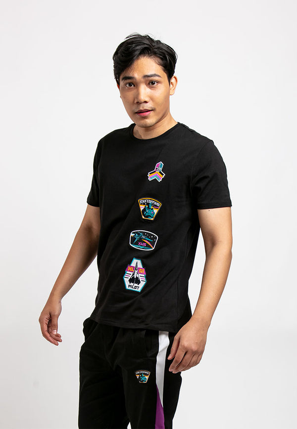 Forest x Disney Pixar Lightyear 2022 Embroidered Badge Round Neck Tee Men | Baju T shirt Lelaki - FW20036