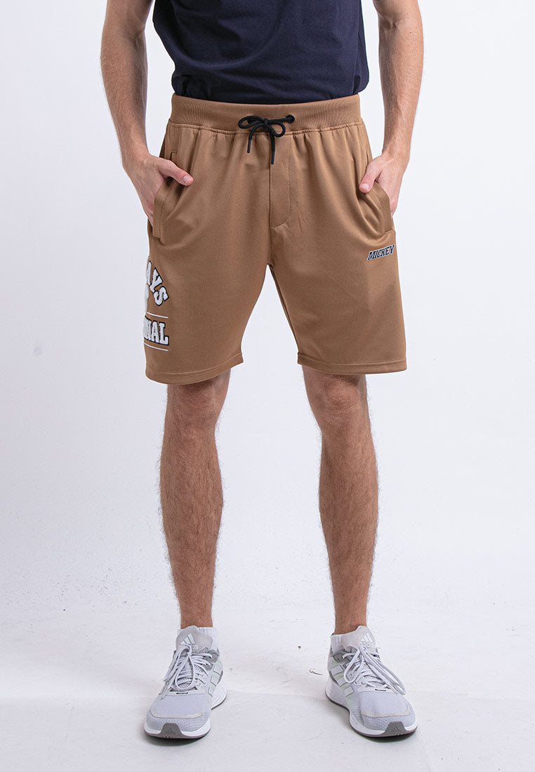 Forest X Disney Mickey Velvet Texture Casual Short Pants | Seluar Pendek Lelaki - FW65005