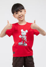 Forest x Disney 100 Years of Wonder Mickey 3D Sculpture Round Neck Tee Kids Family Tee | Baju T Shirt Budak - FWK20062