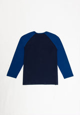 Forest Plus Size 100% Cotton T Shirt Men Graphic Raglan Long Sleeve Tee - PL23417