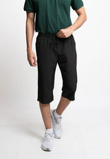 Forest Plus Size Stretchable Dri-Fit 3 Quarter Quick Dry Short Pants Men | Seluar Pendek Lelaki Seluar 3 Suku - PL65799