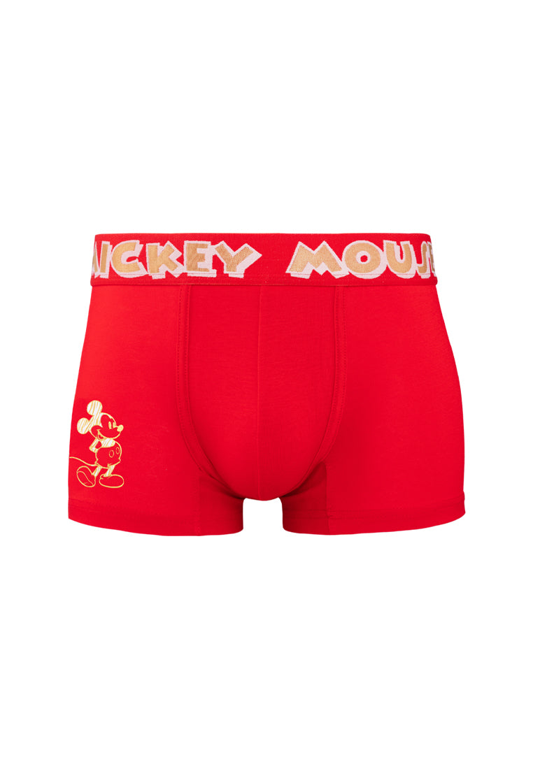 (2 Pcs) Forest x Disney Men Shorty Brief Bamboo Spandex Men Underwear Assorted Colours - WUB1006S