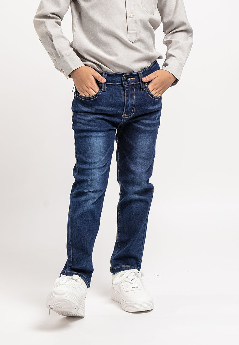 Forest Boy Jeans Kids Boy Denim Long Pants | Seluar Jeans Budak Lelaki - FK10023
