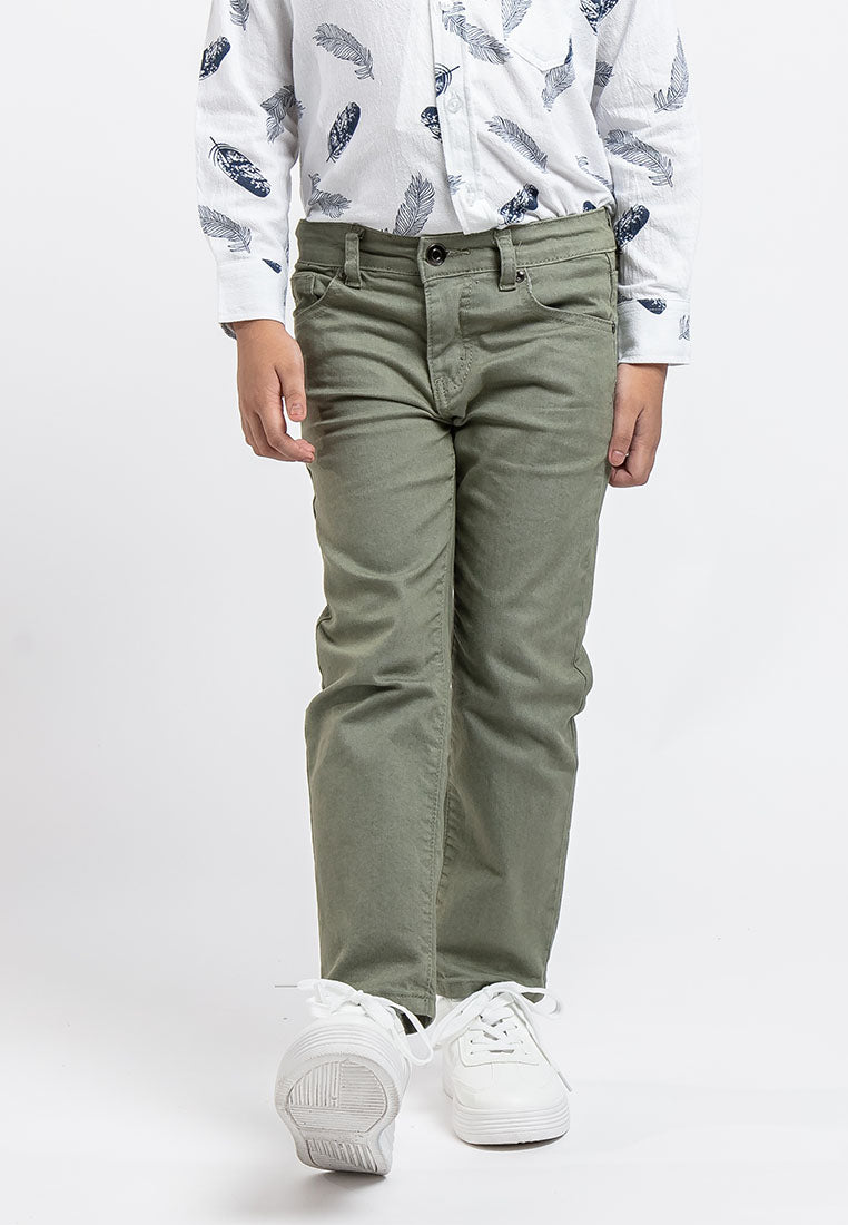 Forest Kids Boy Cotton Twill Long Pants | Seluar Panjang Budak Lelaki - FK10024