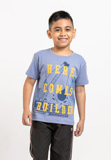 Forest Kids Premium Cotton Interlock T Shirt Boys Graphic Round Neck Tee | Baju T Shirt Budak Lelaki - FK2042