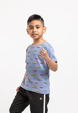 Forest Kids Premium Cotton Interlock T Shirt Boys Graphic Round Neck Tee | Baju T Shirt Budak Lelaki - FK2043