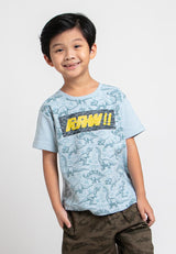 Forest Kids Premium Cotton Interlock T Shirt Boys Graphic Round Neck Tee | Baju T Shirt Budak Lelaki - FK2090