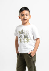 Forest Kids Premium Cotton Interlock T Shirt Boys Graphic Round Neck Tee | Baju T Shirt Budak Lelaki - FK2094