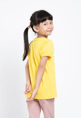 Forest Kids 100% Cotton T Shirt Girls Graphic Round Neck Tee | Baju T Shirt Budak Perempuan - FK82037