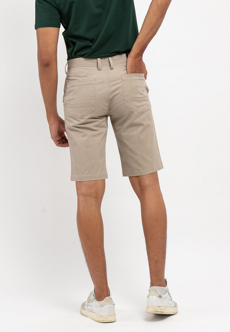 Forest Stretchable Cotton Twill Bermuda Shorts Men Chino Casual Short Pants Men | Seluar Pendek Lelaki - 670195