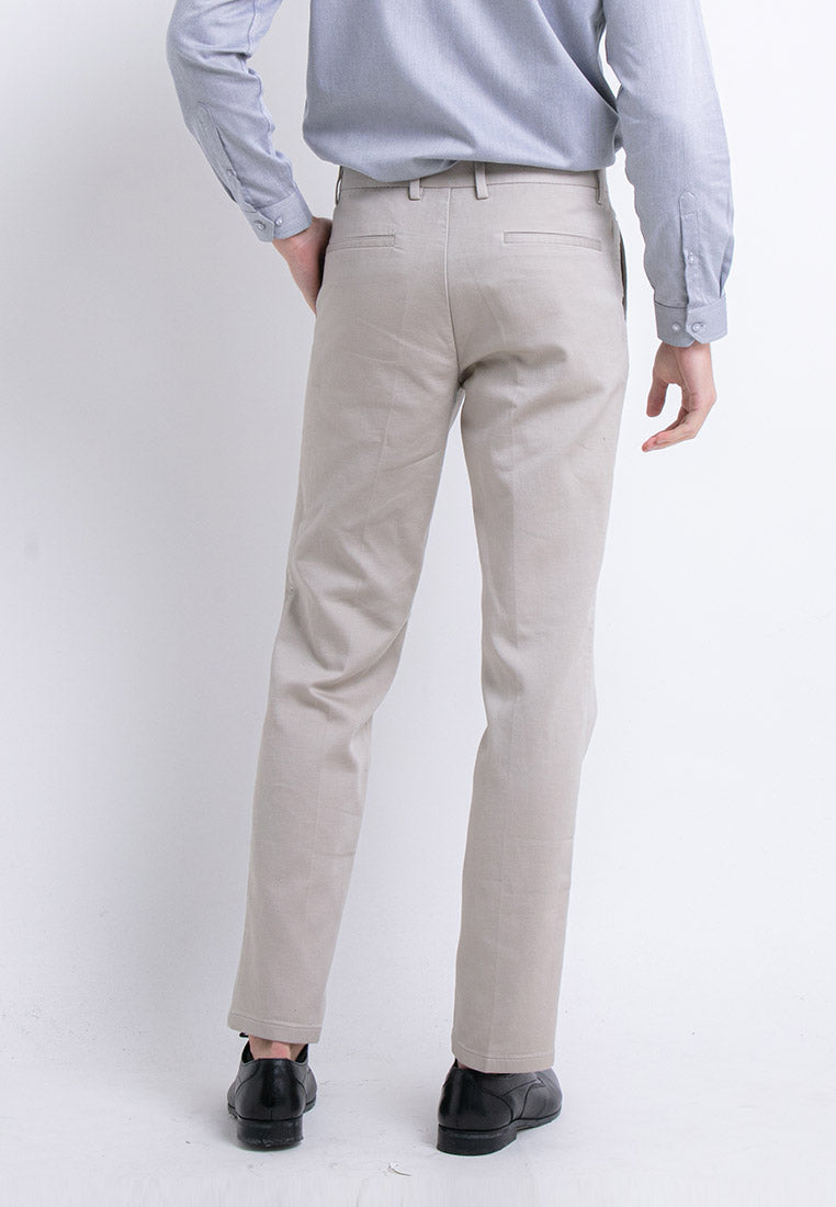 Alain delon Regular Fit Double Pleat Cotton Pants - 12022003