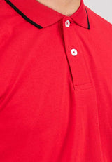 100% Cotton Regular Fit Polo Collar T-Shirt - 23306