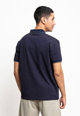Forest Stretchable Casual Polo Tee Slim Fit Plain Polo T Shirt Men | Baju T Shirt Lelaki - 23711