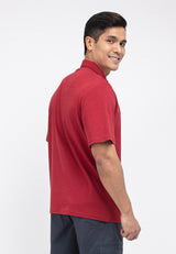 Forest Premium Weight Cotton 220gsm Interlock Knitted Pocket Polo Tee | Baju T Shirt Lelaki - 23758