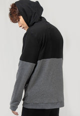 Plain Hooded Jacket - Black 30386-01