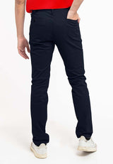 Stretchable Slim Fit Cotton Long Pants - 610186