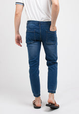 Forest Elastic Waist Stretchable Slim Fit Jeans Men Denim Jeans | Seluar Jeans Lelaki Slim Fit - 610202