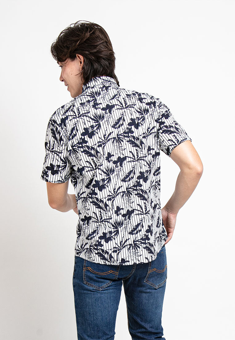 Forest Woven Floral Men Shirt | Baju Kemeja Lelaki - 621179