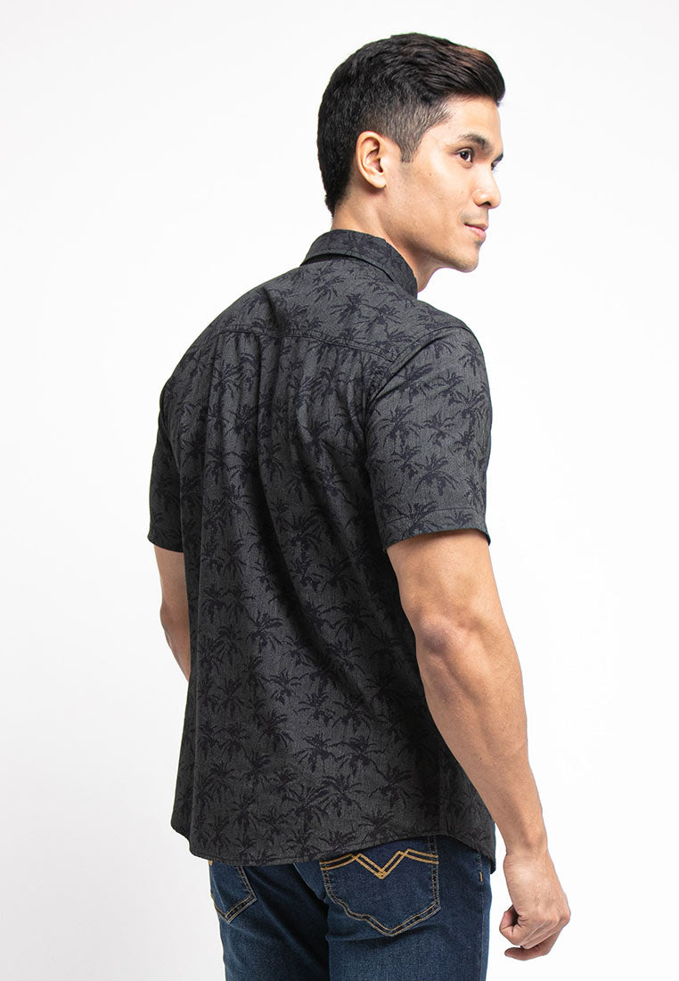 Forest Woven Full Print Men Shirt | Baju Kemeja Lelaki - 621236