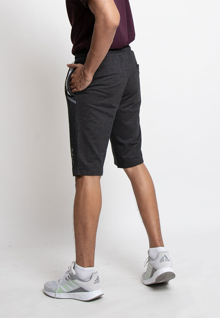 Forest Cotton Terry Casual Shorts Taping Sweatpants Short Pants Men | Seluar Pendek Lelaki - 65813