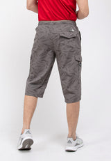 Forest Printed Cotton Twill 27"/28" Cargo Pants Men Casual 3 Quarter Short Pants Men | Seluar Pendek Lelaki - 65830