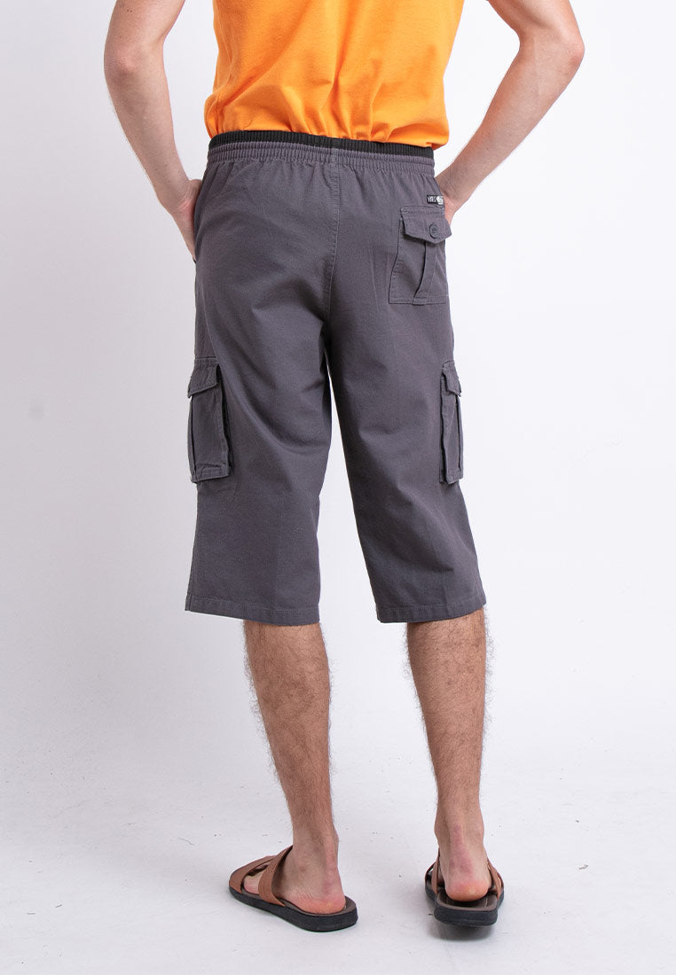 Forest 100% Cotton Twill 27"/28" Cargo Pants Men Shorts Casual 3 Quarter Short Pants Men | Seluar Pendek Lelaki - 65836