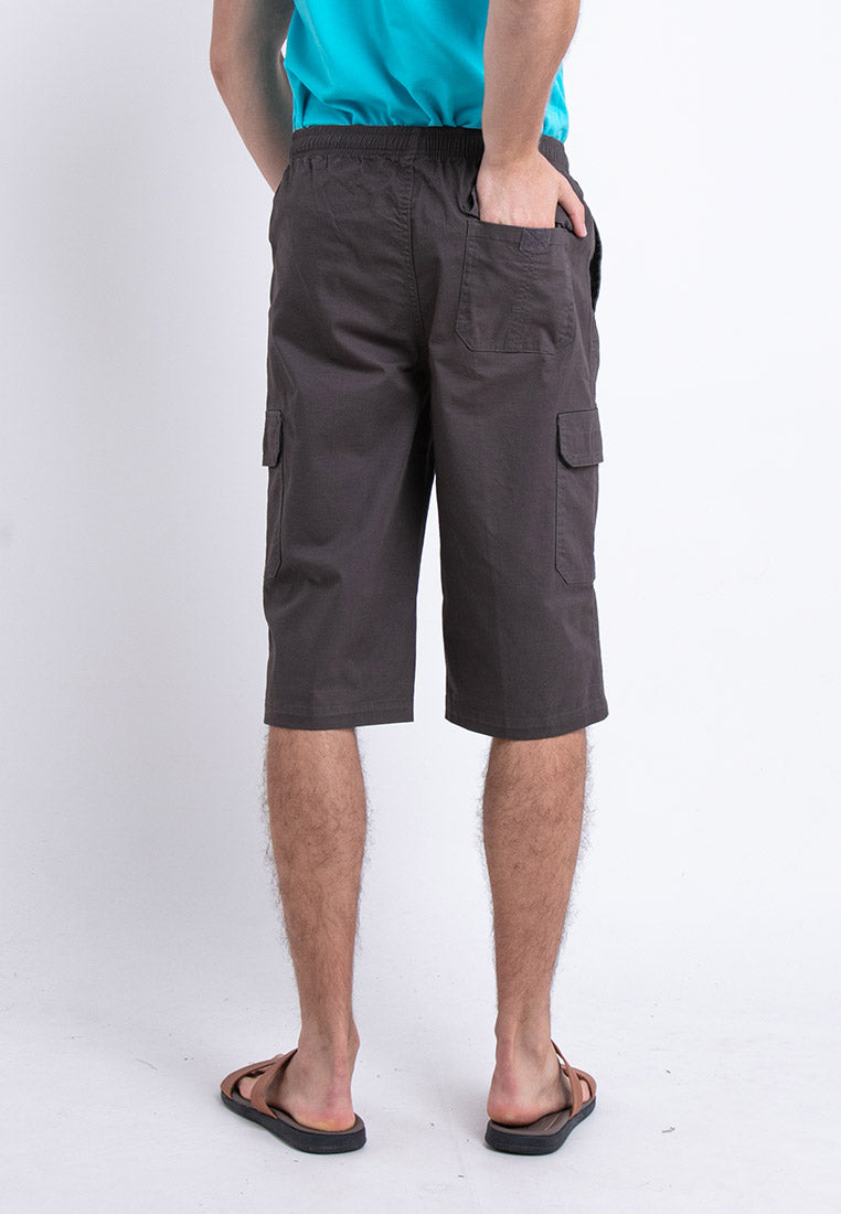 Forest 100% Cotton Twill 27"/28" Cargo Pants Men Shorts Casual 3 Quarter Short Pants Men | Seluar Pendek Lelaki - 665069