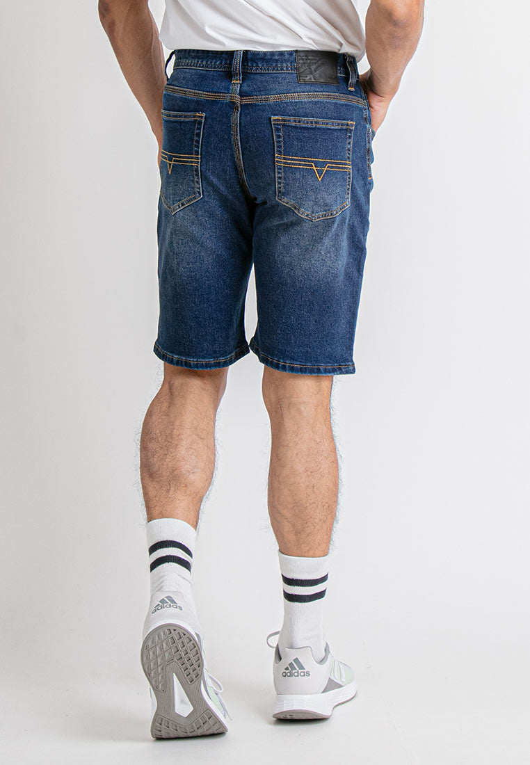 Forest Stretchable Jeans Bermuda Shorts Denim Short Pants Men | Seluar Pendek Lelaki - 670198