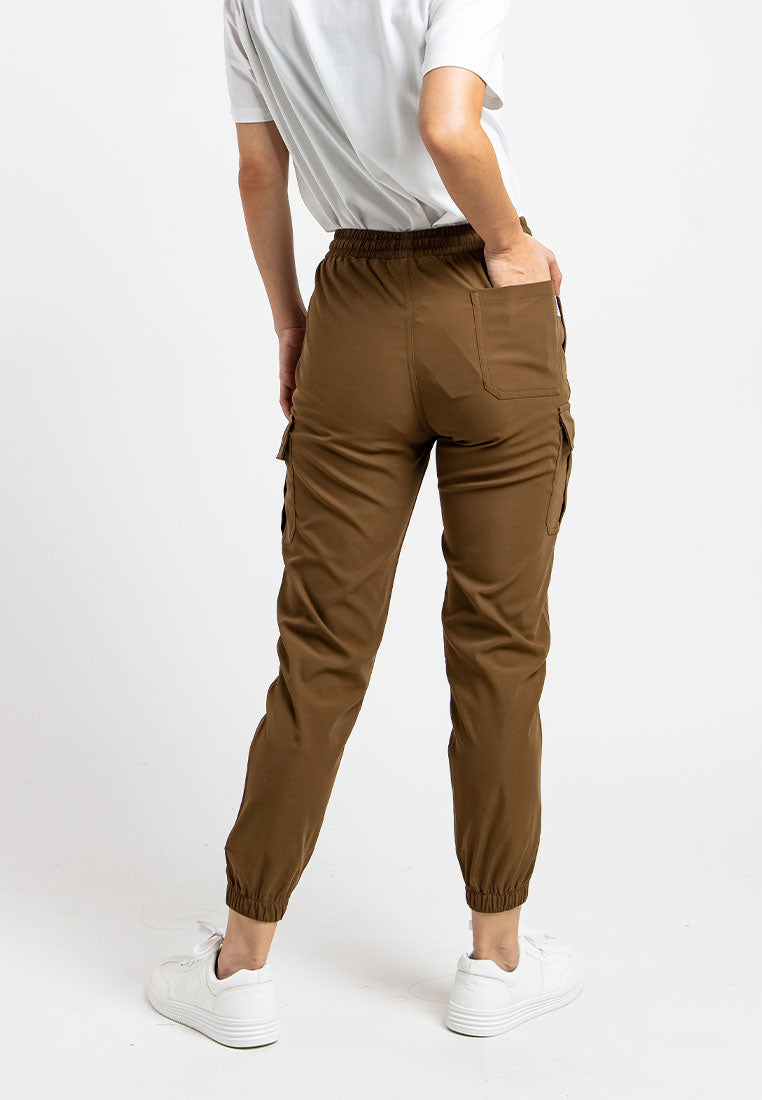 Forest Ladies Easy Cotton Twill Cargo Long Pants Women | Seluar Panjang Perempuan - 810467