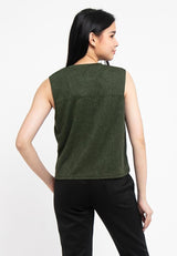 Ladies Round Neck Mesh Tank Top - 821973